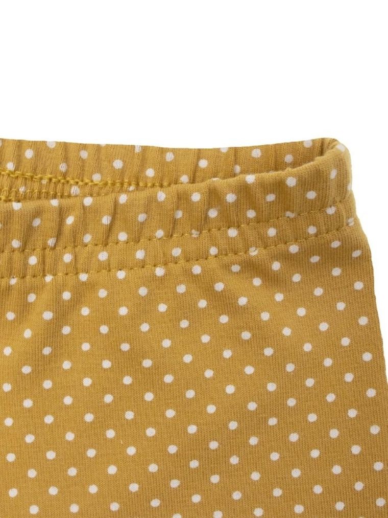 Legginsy dziewczęce, kolarki, żółte, Nicol