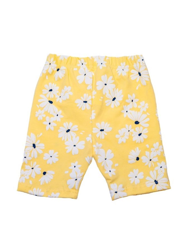 Legginsy dziewczęce, kolarki, żółte, Tup Tup