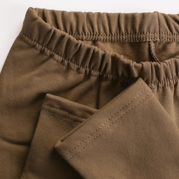 Legginsy dziewczęce, ocieplane, beżowe, Tup Tup