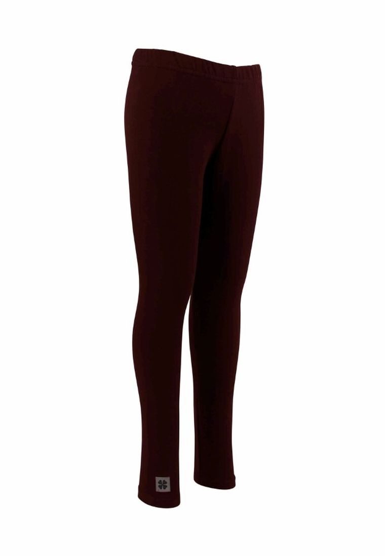 Legginsy dziewczęce, ocieplane, bordowe, Tup Tup