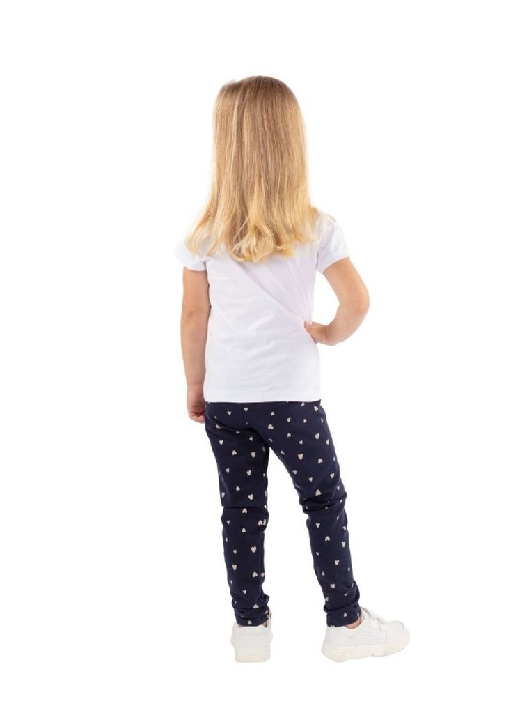 Legginsy dziewczęce, ocieplane, granatowe, Tup Tup