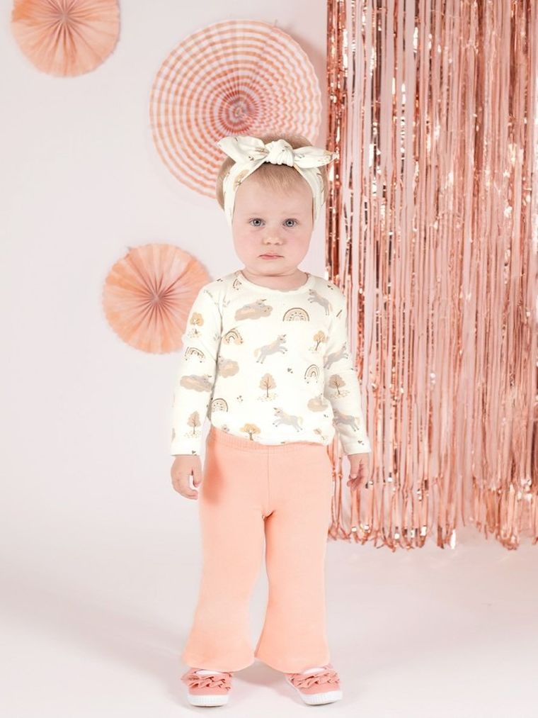 Legginsy dziewczęce, różowe, Nicol