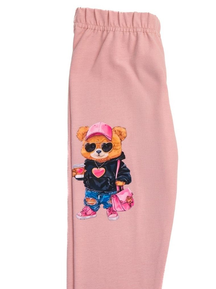 Legginsy dziewczęce, różowe, Tup Tup
