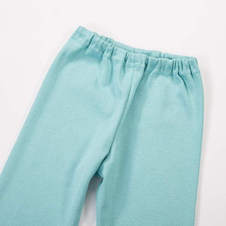 Legginsy dziewczęce, turkusowe, Eevi