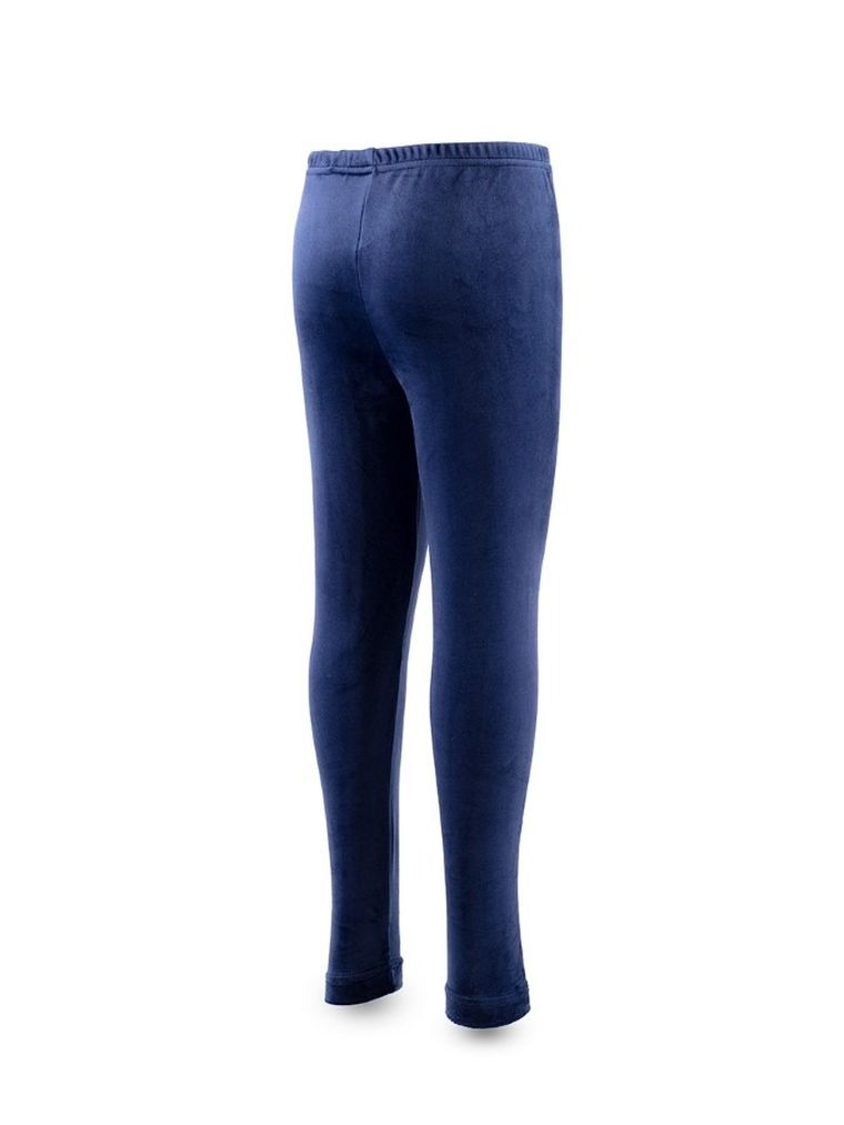 Legginsy dziewczęce, welurowe, granatowe, Tup Tup
