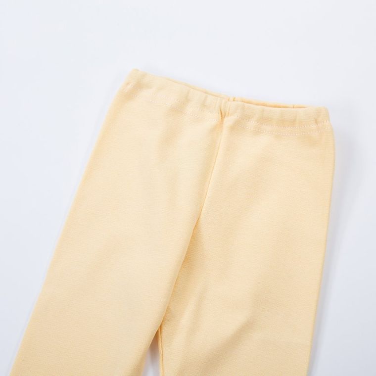 Legginsy dziewczęce, żółte, Eevi