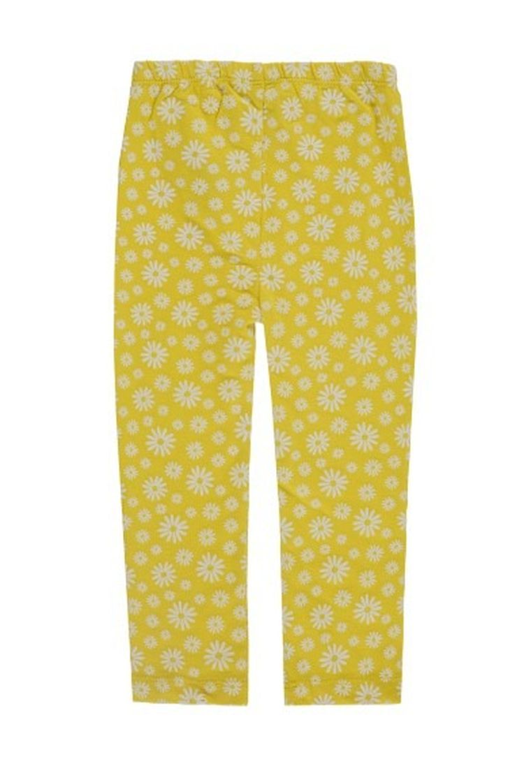 Legginsy dziewczęce, żółte, Kanz