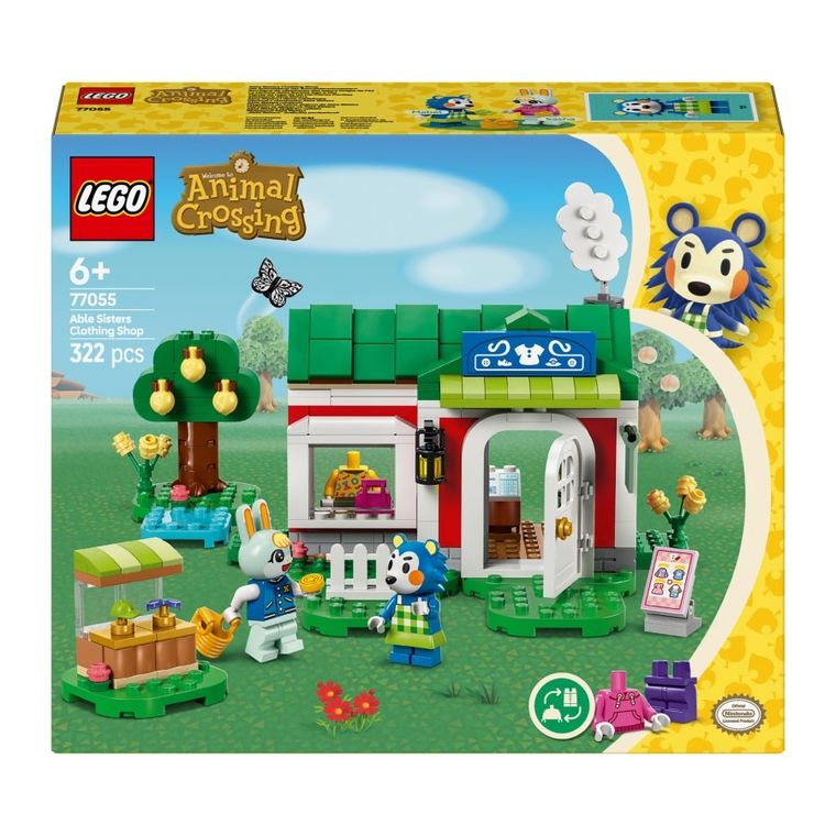 LEGO Animal Crossing, Able Sisters i sklep odzieżowy, 77055