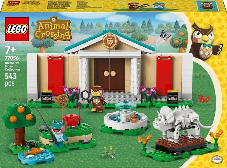 LEGO Animal Crossing, Blathers i kolekcja muzealna, 77056