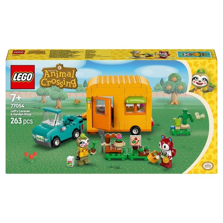 LEGO Animal Crossing, Leif i jego karawan oraz sklep ogrodniczy, 77054