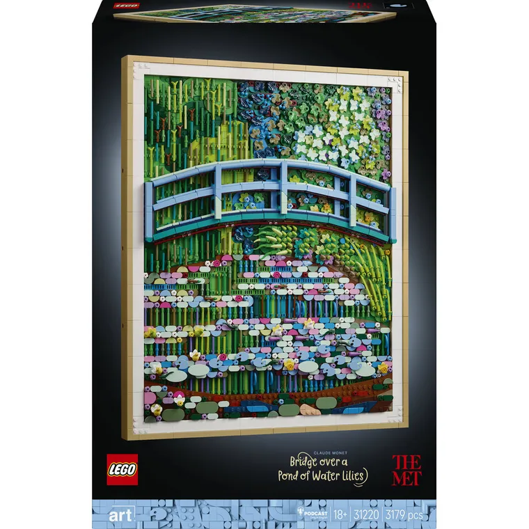 LEGO Art, Claude Monet - Most nad stawem z liliami wodnymi, 31220