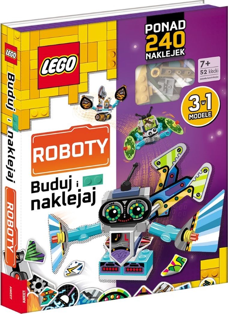 LEGO Books. Buduj i naklejaj. Roboty