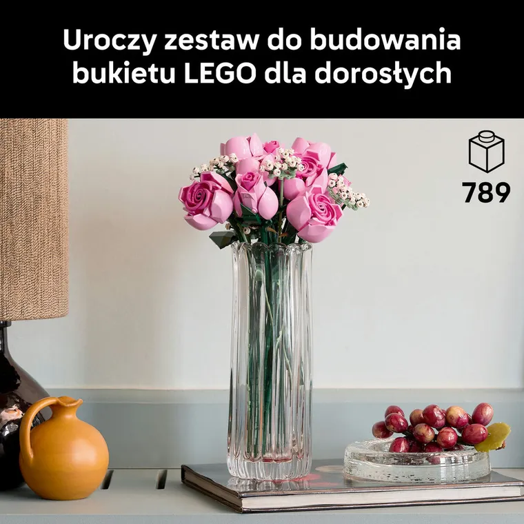 LEGO Botanicals, Bukiet różowych róż, 10374