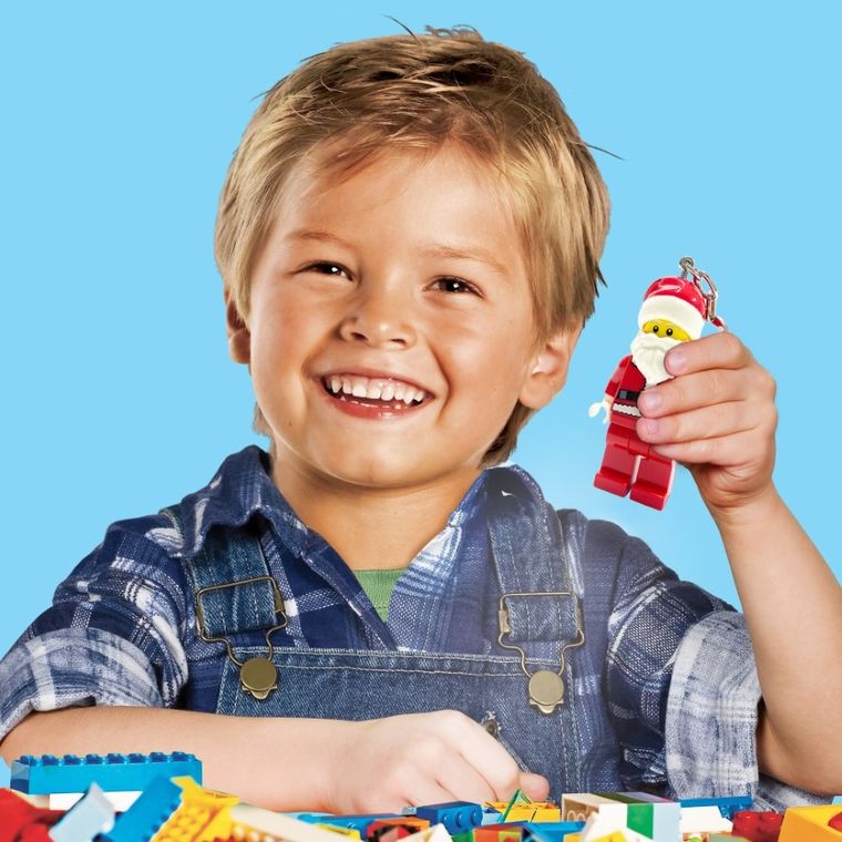 LEGO, Brelok do kluczy z latarką LEGO Mikołaj