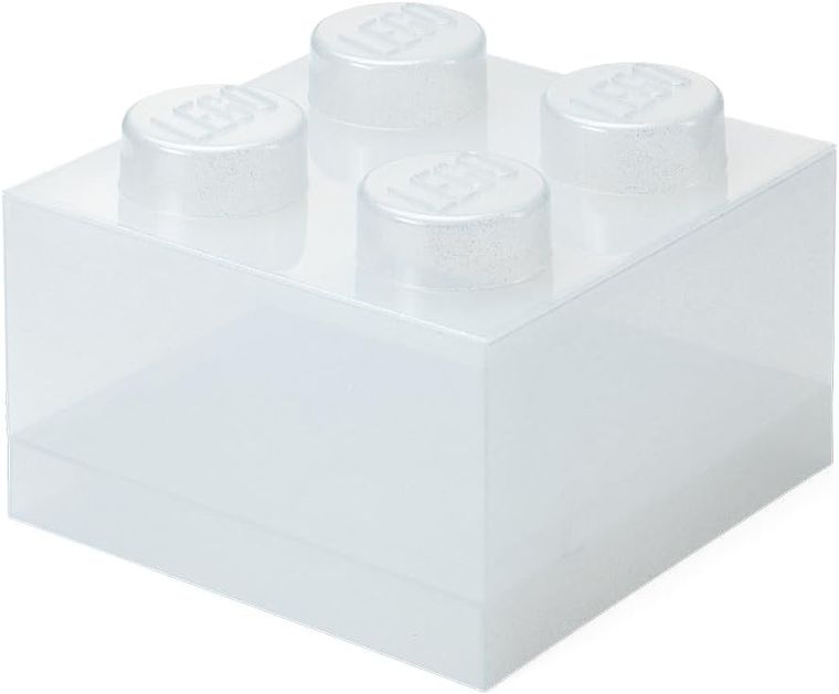 LEGO, Brick 4, pojemnik klocek, transparentny