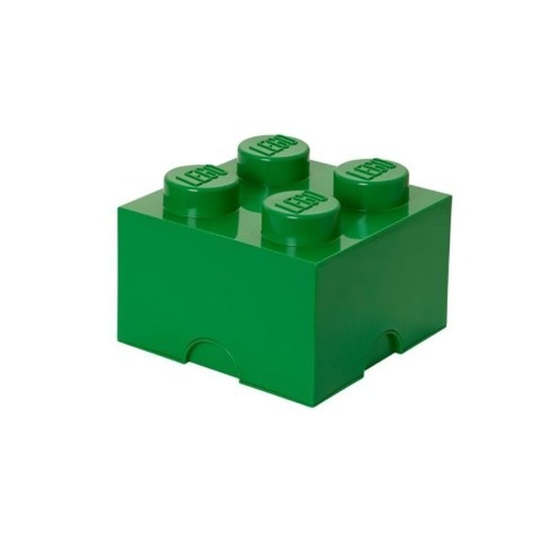 LEGO, Brick 4, pojemnik klocek, zielony