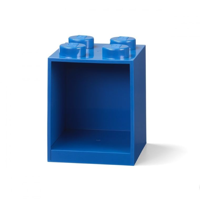 LEGO, Brick 4, półka, niebieska