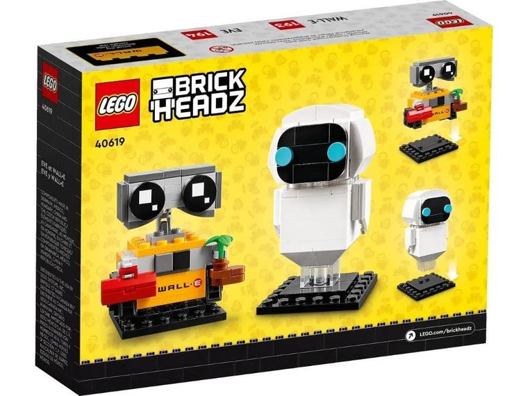 LEGO BrickHeadz, EWA i WALL-E, 40619