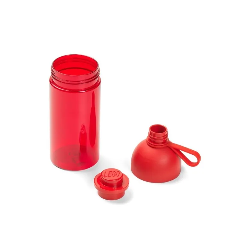 LEGO, butelka na wodę, czerwona, 500 ml