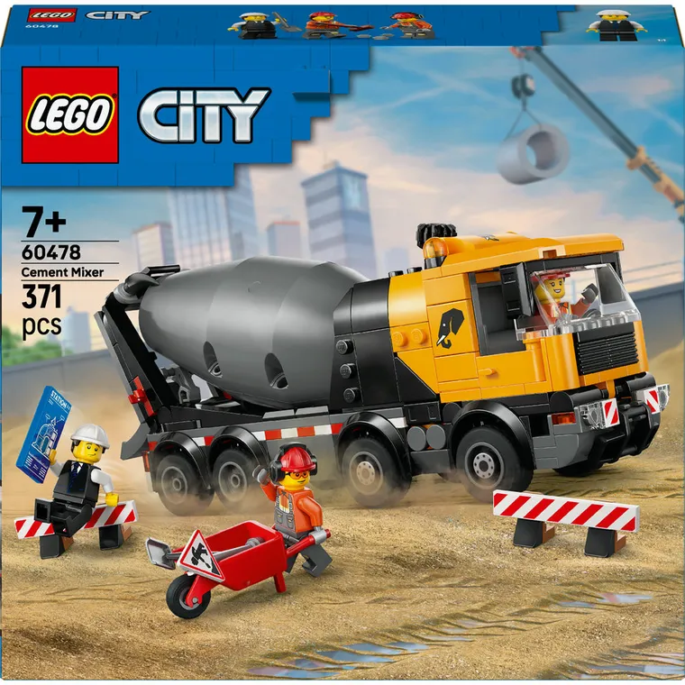 LEGO City, Betoniarka, 60478