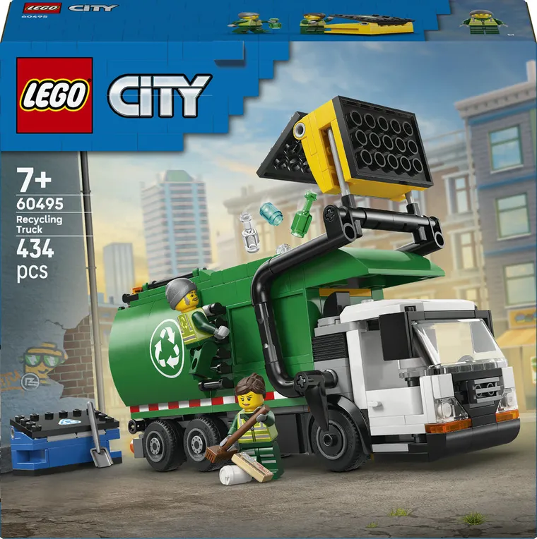 LEGO City, Ciężarówka recyklingowa, 60495