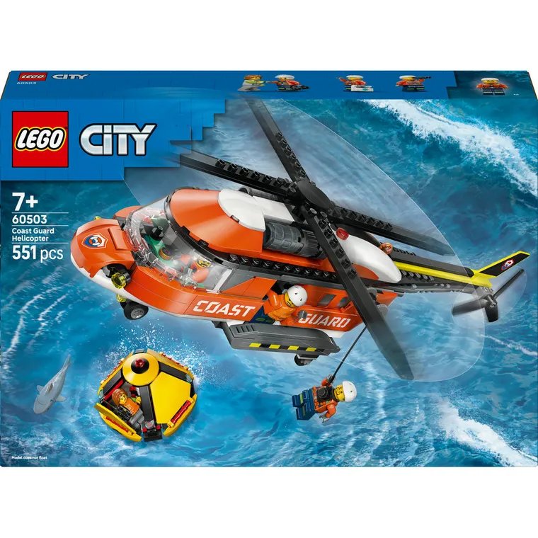 LEGO City, Helikopter straży przybrzeżnej, 60503