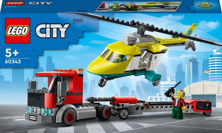 LEGO City, Laweta helikoptera ratunkowego, 60343