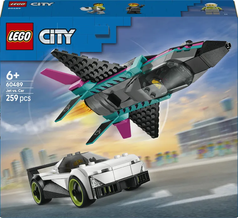 LEGO City, Odrzutowiec kontra samochód, 60489