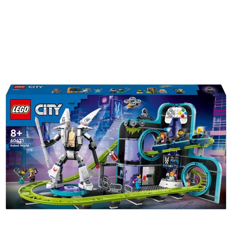 LEGO City, Park Świat Robotów z rollercoasterem, 60421
