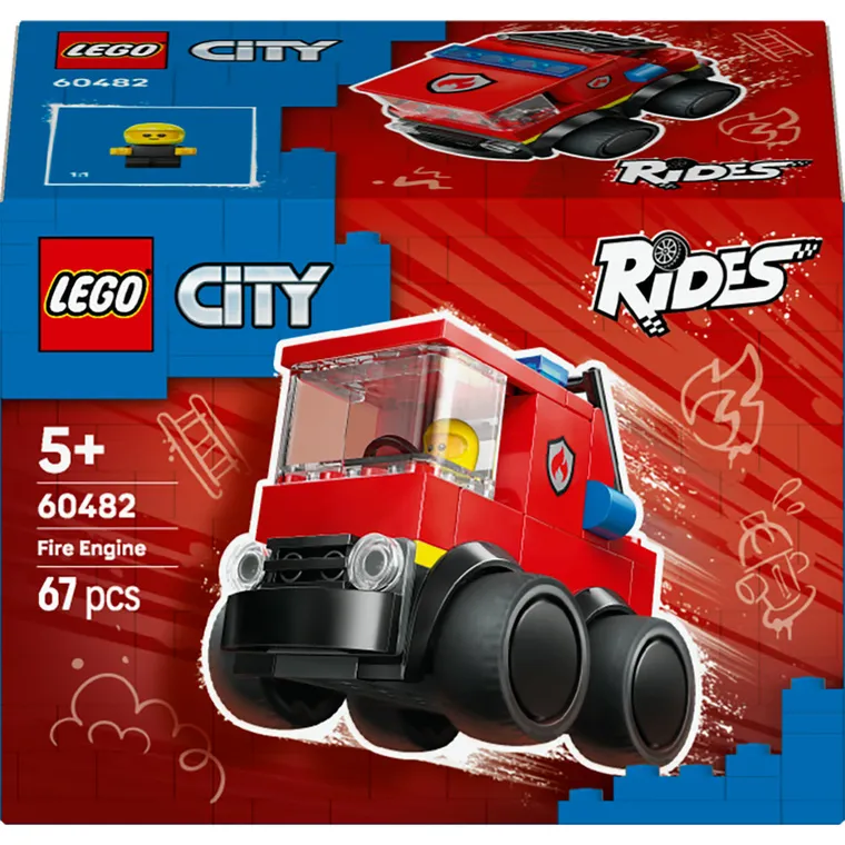 LEGO City, Pojazdy - Wóz strażacki, 60482