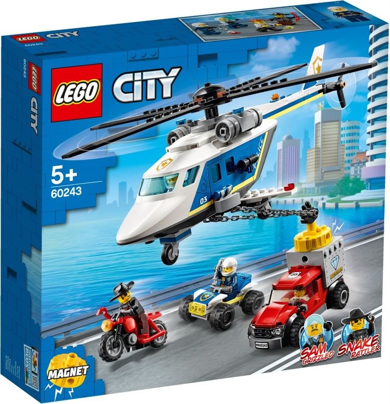 LEGO City, Pościg helikopterem policyjnym, 60243