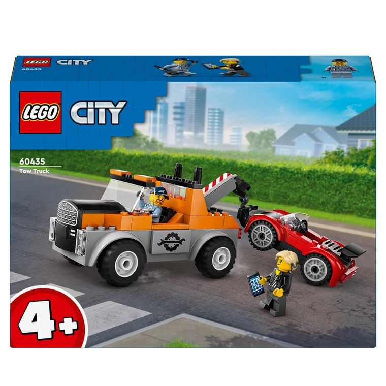 LEGO City, Samochód pomocy drogowej i naprawa sportowego auta, 60435