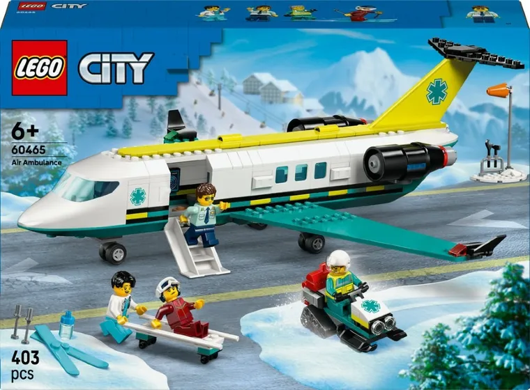 LEGO City, Samolot pogotowia ratunkowego, 60465