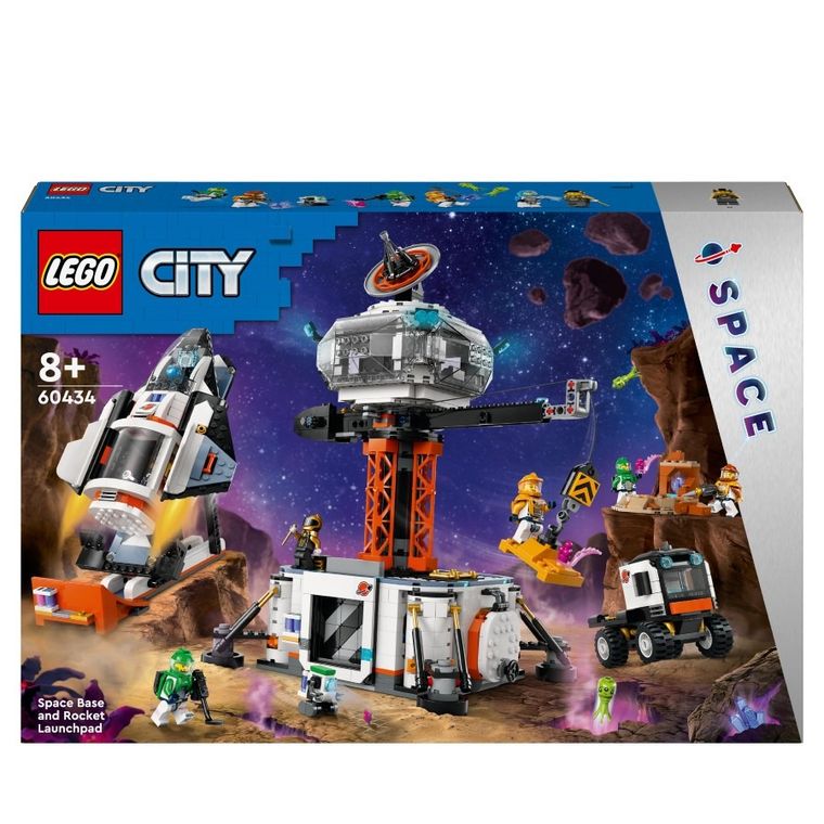 LEGO City, Stacja kosmiczna i stanowisko startowe rakiety, 60434