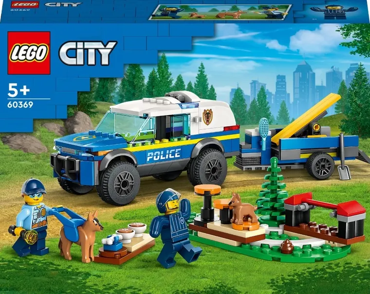 LEGO City, Szkolenie psów policyjnych w terenie, 60369
