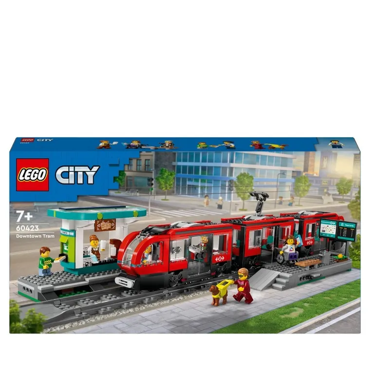 LEGO City, Tramwaj miejski ze stacją, 60423