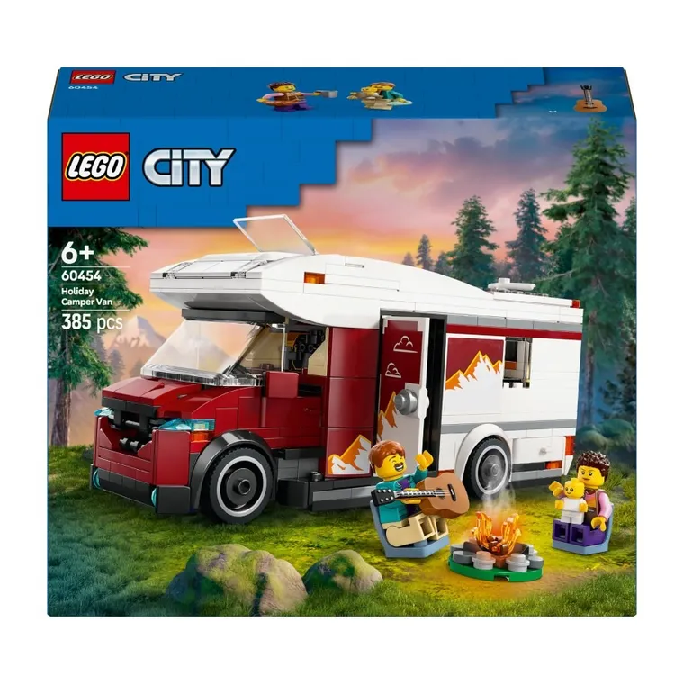LEGO City, Wakacyjny kamper pełen przygód, 60454