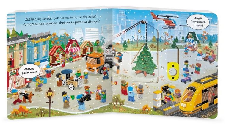 LEGO City. Wesołych Świąt. Książka z ruchomymi elementami