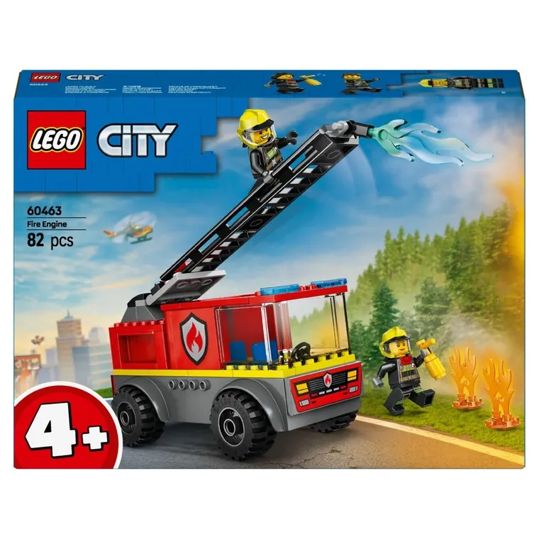 LEGO City, Wóz strażacki z drabiną, 60463