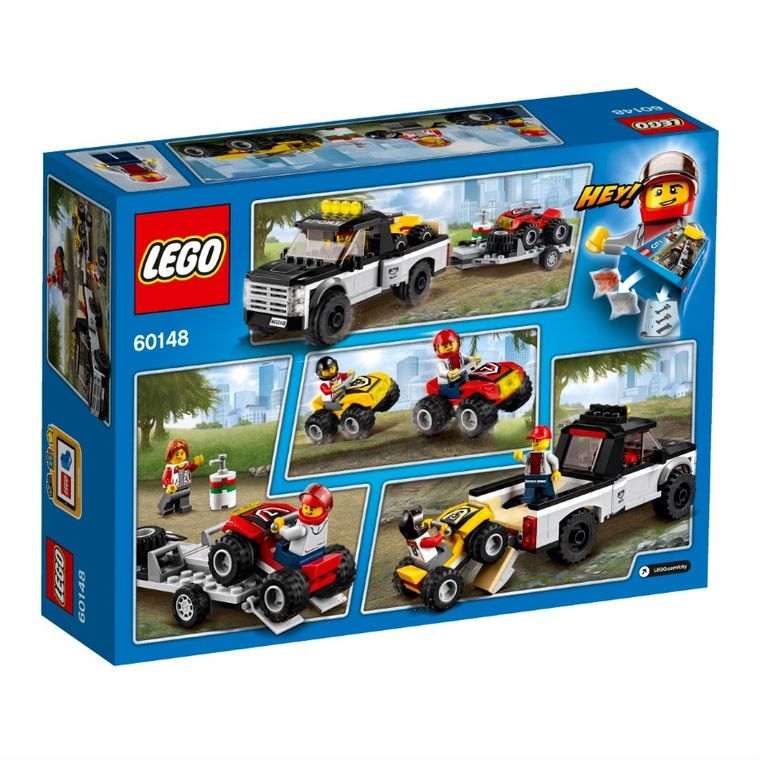 LEGO City, Wyścigowy zespół quadowy, 60148