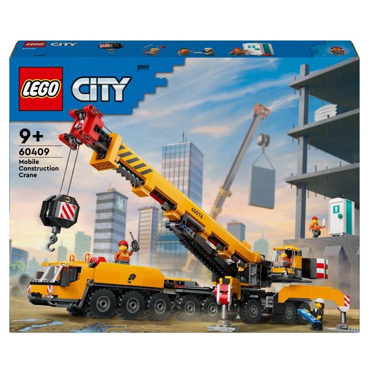 LEGO City, Żółty ruchomy żuraw, 60409