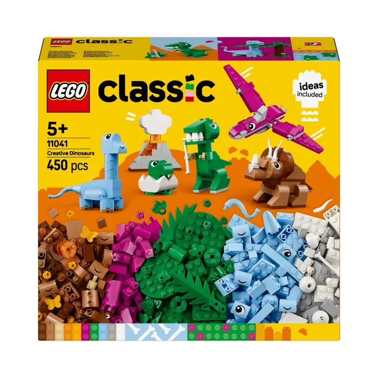 LEGO Classic, Kreatywne dinozaury, zabawka, 11041