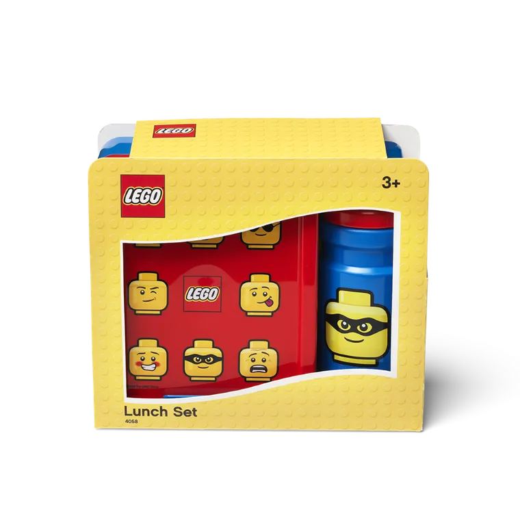 LEGO Classic, zestaw: lunchbox + bidon, 390 ml