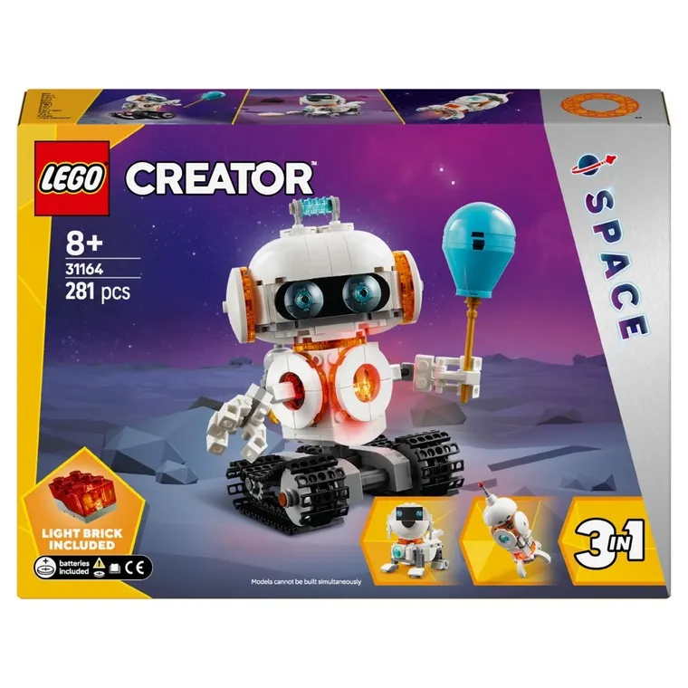 LEGO Creator 3 w 1, Kosmiczny robot, 31164