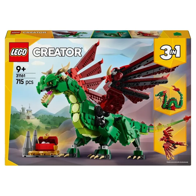 LEGO Creator 3 w 1, Średniowieczny smok, 31161