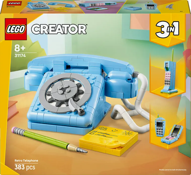 LEGO Creator 3 w 1, Telefon w stylu retro, 31174