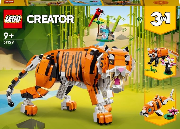 LEGO Creator 3w1, Majestatyczny tygrys, 31129