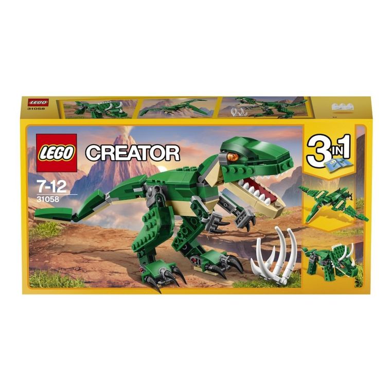 LEGO Creator 3w1, Potężne dinozaury, zabawka, 31058
