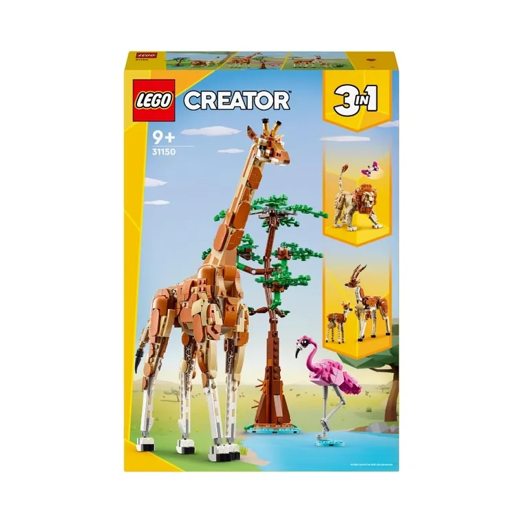 LEGO Creator, Dzikie zwierzęta z safari, 31150