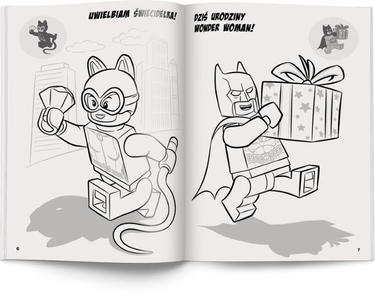 LEGO DC Comics. Kolorowanka z naklejkami